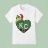 Cheerful Elf Heart Christmas T Shirt