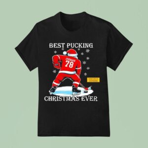 Christmas Hockey Best Pucking Christmas Ever T Shirt