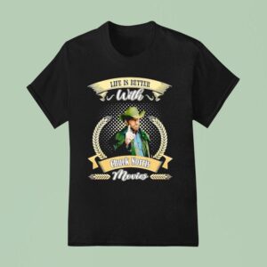 Chuck Norris Life Is Better With Movies T Shirt