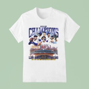 City Of Champions Los Angeles Dodgers X World Series T Shirt