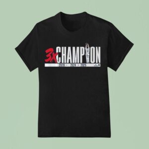 Clayton Kershaw Three Time Champion T Shirt