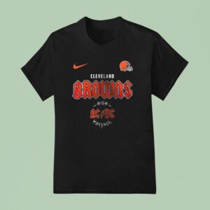 Cleveland Browns Ac Dc Highway To Hell Go Browns Graphic T Shirt