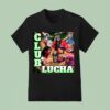 Club Lucha Wrestler Mask Collage Mexican Wrestling T Shirt