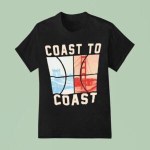 Coast To Coast Golden Gate Bridge T Shirt