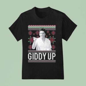 Cosmo Kramer Giddy Up Ugly Christmas T Shirt