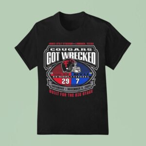 Cougars Got Wrecked Texas Tech Red Raiders And Byu Cougars T Shirt
