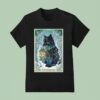 Creepmas Vintage The Yule Cat Tarot Card Dark Christmas T Shirt