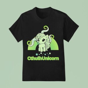 Cthulhunicorn Cute Unicorn Graphic T Shirt