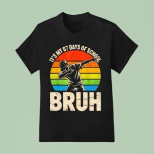 Dabbing It S My Days Of School Bruh T Shirt