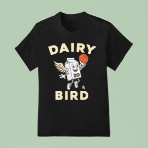 Dairy Bird A J Green Milk Carton Masco T Shirt