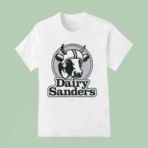 Dairy Sanders Bell Cow Running Back T Shirt