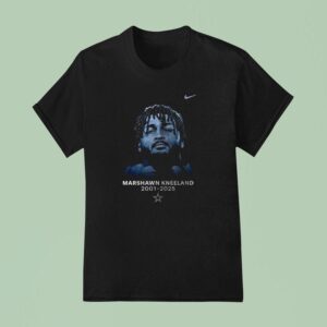 Dallas Cowboys Marshawn Kneeland Rest In Peace Graphic Signature T Shirt