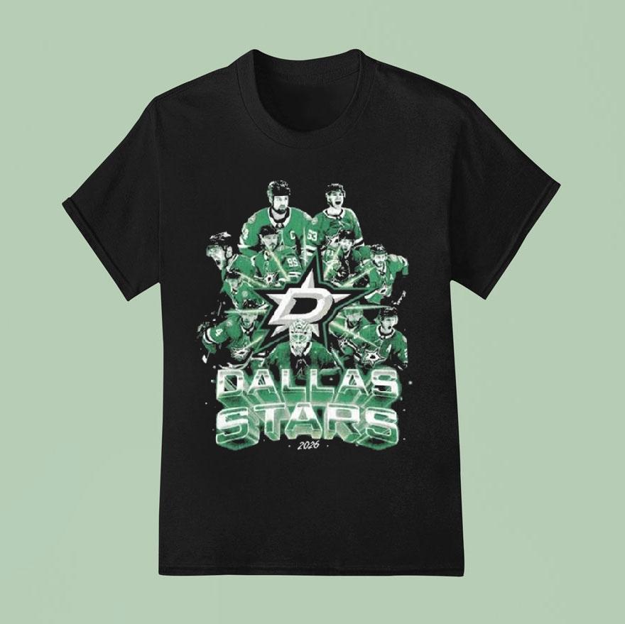 Dallas Stars Hockey Green Team T Shirt