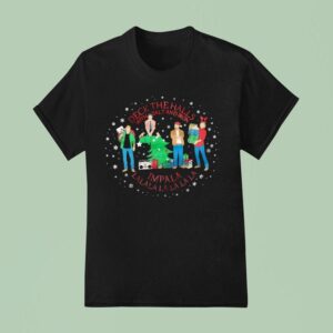 Deck The Halls With Salt And Iron Impala Lalala Christmas T Shirt