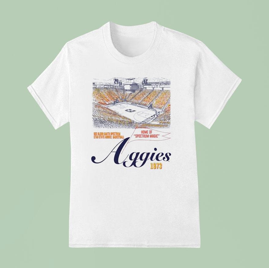 Dee Olenn Smith Spectrum Utan State Addies Basketball Home Of Spectrum Magic T Shirt