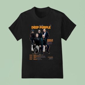 Deep Purple Mad In Europe Tour Germany T Shirt