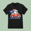 Denver Broncos X Snoopy And Woodstock Driving Car T Shirt