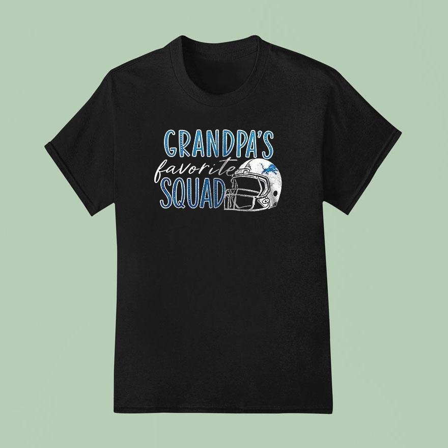 Detroit Lions Grandpa S Favorite Squad Some Granpas Play Bingo T Shirt