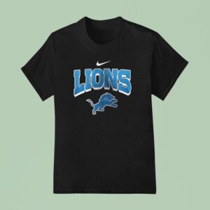 Detroit Lions Happy New Year Graphic T Shirt