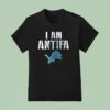 Detroit Lions I Am Antifa Against Fascism T Shirt