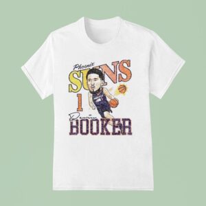 Devin Booker Phoenix Suns Caricature Fashion Player T Shirt