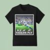 Devonta Smith Touchdown Fly Eagles Fly Photo T Shirt