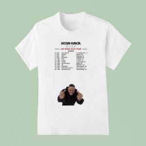 Dizzee Rascal We Want Bass Tour Europe Middle Fingers T Shirt