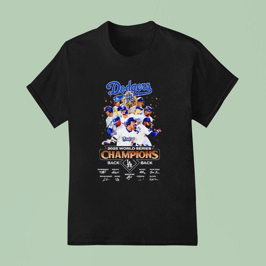Dodgers World Series Champions T Shirt