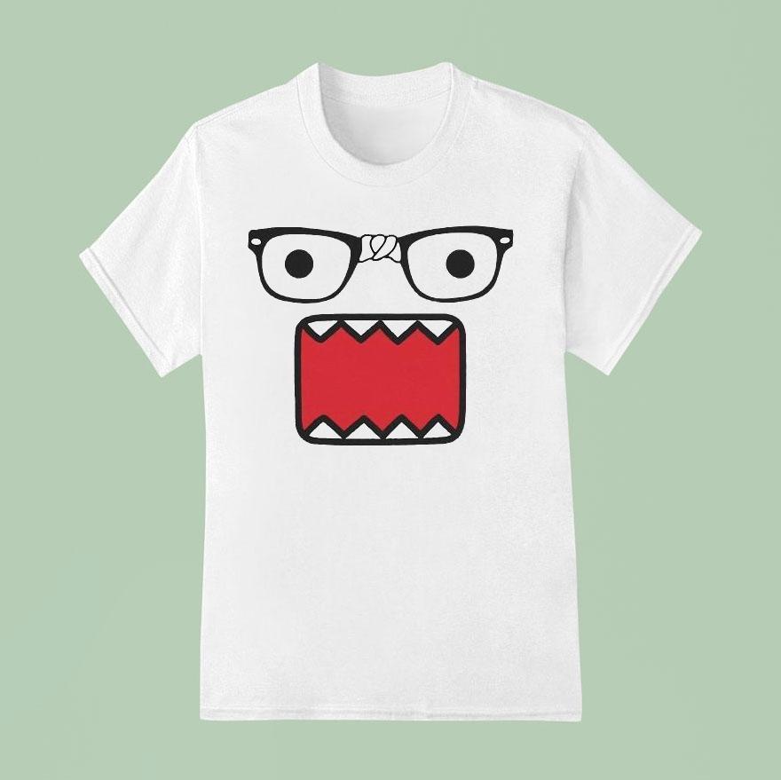 Domokun Nerd Glasses T Shirt
