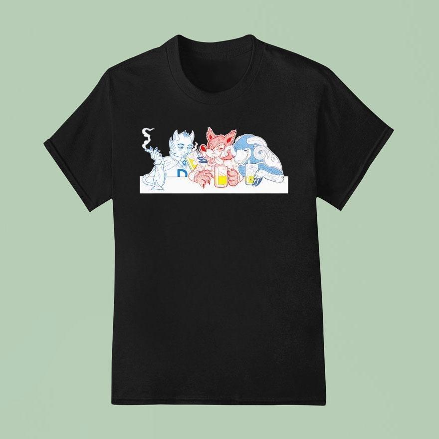 Duke Blue Devils X North Carolina State Wolfpack X North Carolina Tar Heels Mascot Drinking T Shirt