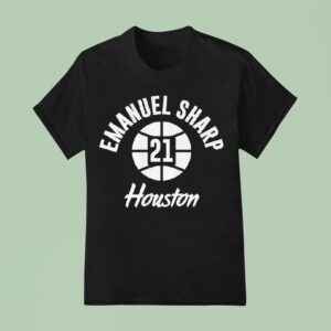 Emanuel Sharp Houston Cougars Basketball T Shirt