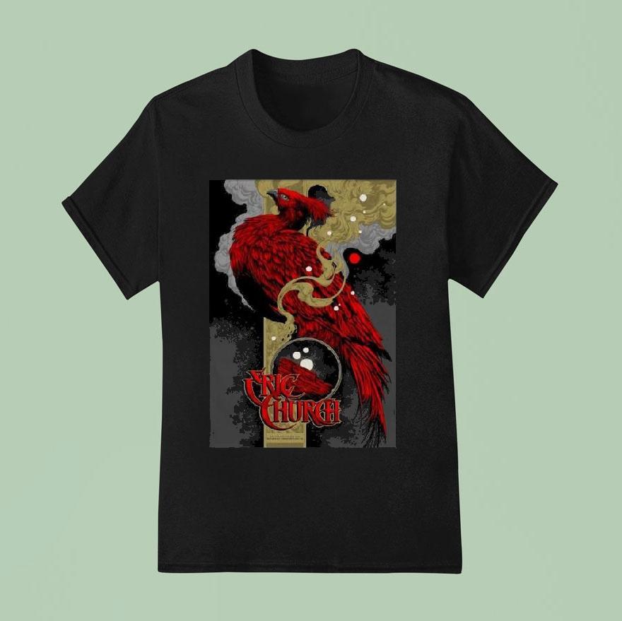 Eric Church July Red Rocks Amphitheatre In Morrison Co T Shirt