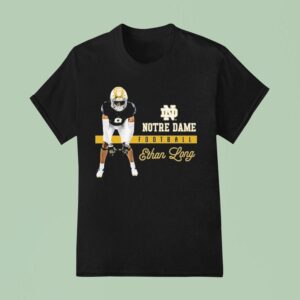 Ethan Long Notre Dame Fighting Irish Cartoon T Shirt