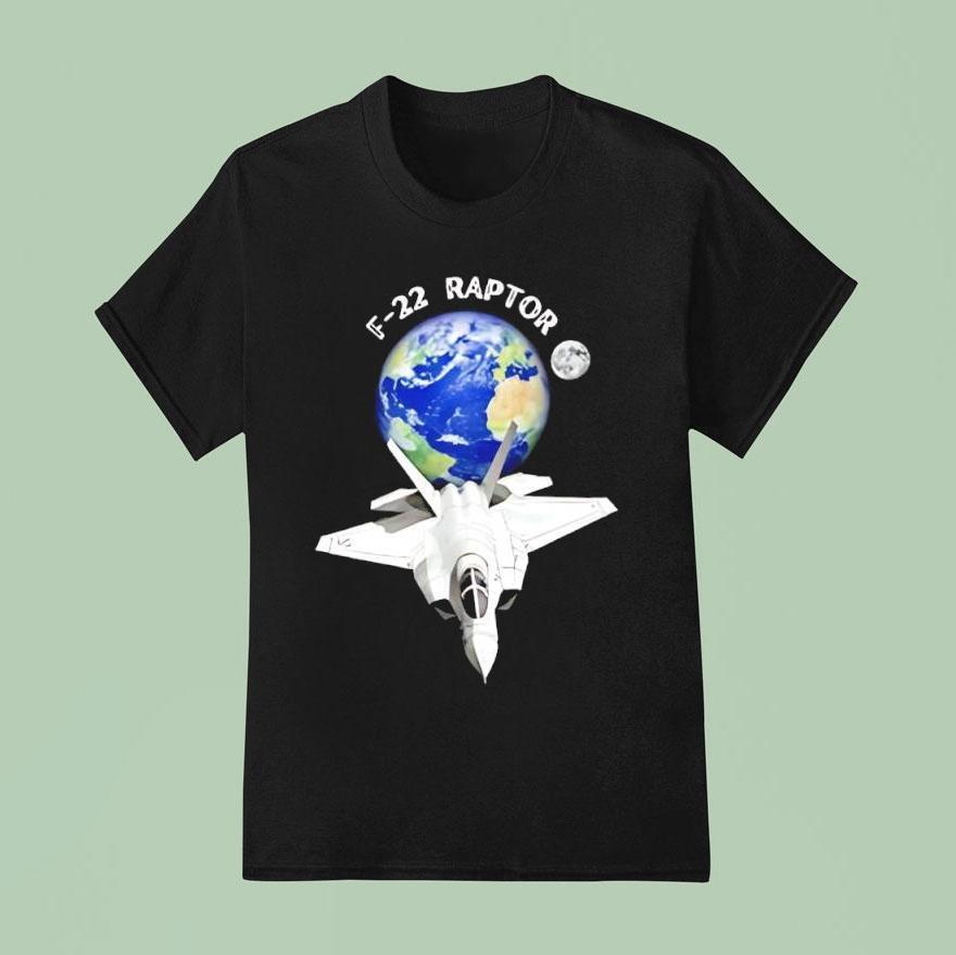F Raptor Stealth Fighter Aircraf T Shirt