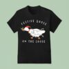 Festive Goose On The Loose Christmas T Shirt