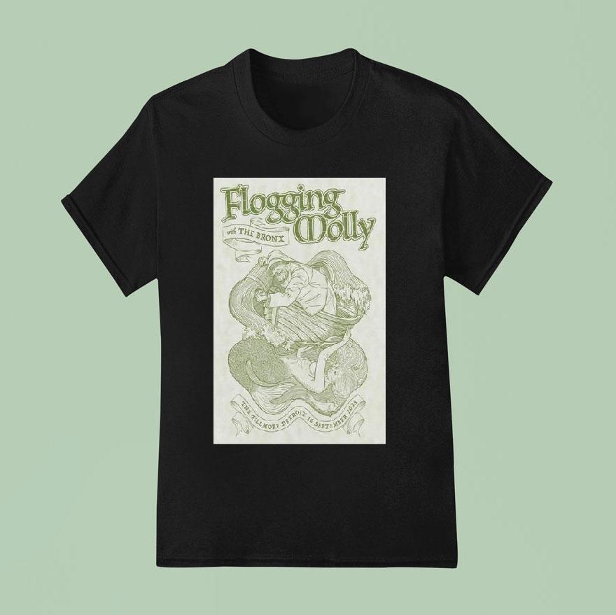 Flogging Molly With The Bronx The Fillmore Detroit Mi Sept T Shirt