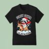 Funny Raccoon Christmas Holiday Santa I Ve Been Feral T Shirt
