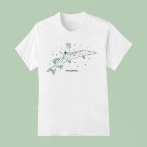Gary Riding Musky Wisconsin Cat Fish T Shirt
