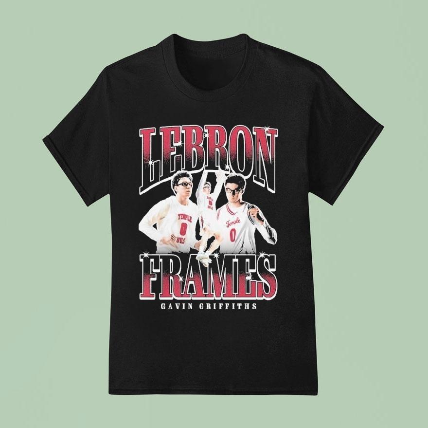Gavin Griffiths Lebron Frames Temple Owls T Shirt