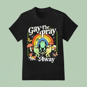 Gay The Pray Away Frogs Vintage Graphic T Shirt