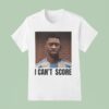 George Floyd I Can T Score Messi T Shirt