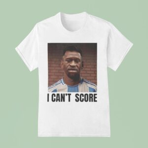 George Floyd I Can T Score Messi T Shirt