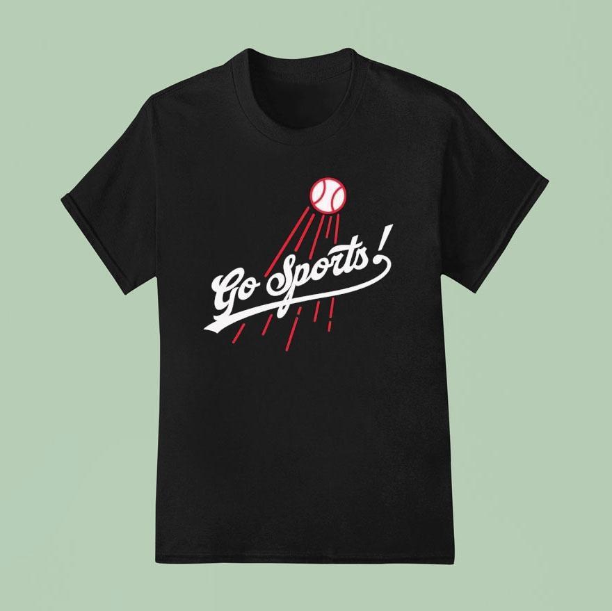 Go Sports Los Angeles Dodgers Logo T Shirt