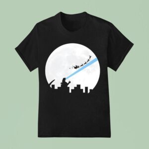 Godzilla Vs Santa Christmas T Shirt