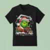 Grinch X Atlanta Falcons Ball And Helmet Merry Christmas T Shirt