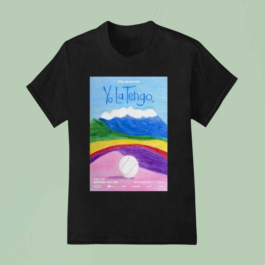 Hipnosis Presenta Yo La Tengo Mexico City T Shirt