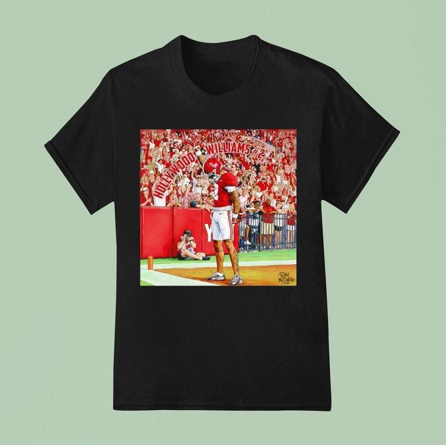 Hollywood James Williams Alabama Crimson Tide Football T Shirt