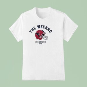Houston Texans X The Weeknd Nrg Stadium Helmet Portrai T Shirt