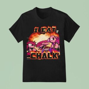 I Eat Chalk Pixel T Shirt