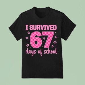 I Survived Days Of School Funny Teachers Students T Shirt